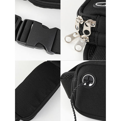Waterproof Running Waist Bag for Men and Women, Adjustable Fitness Sports Mobile Phone Bag for Marathon Cycling