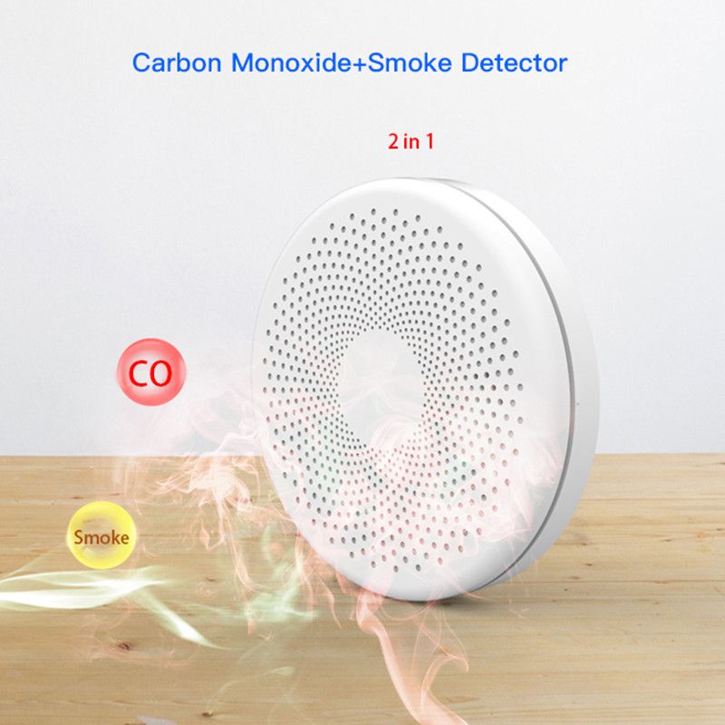SmartGuard 2in1 WiFi Smoke  Carbon Monoxide Detector Tuya Smart Home Alarm 2