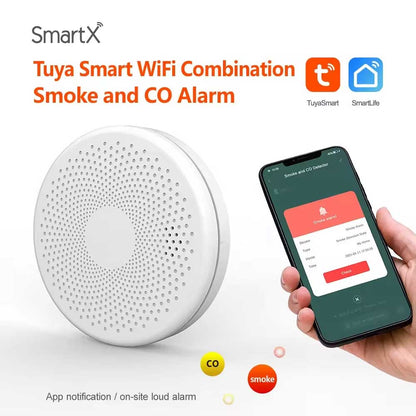 SmartGuard 2in1 WiFi Smoke  Carbon Monoxide Detector Tuya Smart Home Alarm 1