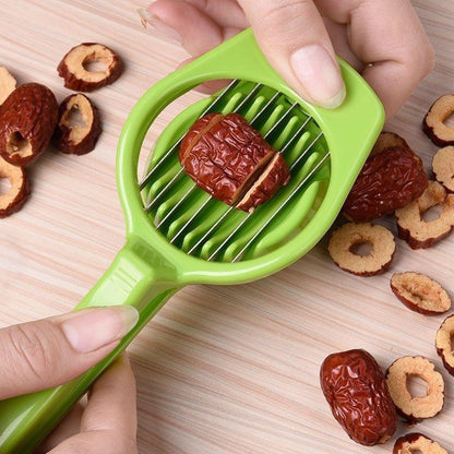 Portable Manual Fruit Vegetable Slicer Salad Cutter Chopper Home Kitchen Tool Accessory 1