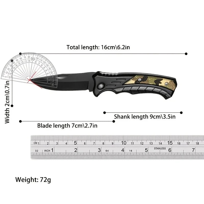 HighHardness Folding Knife Outdoor Camping Tactical Survival EDC Multitool Pocket Knife Box Cutter 6