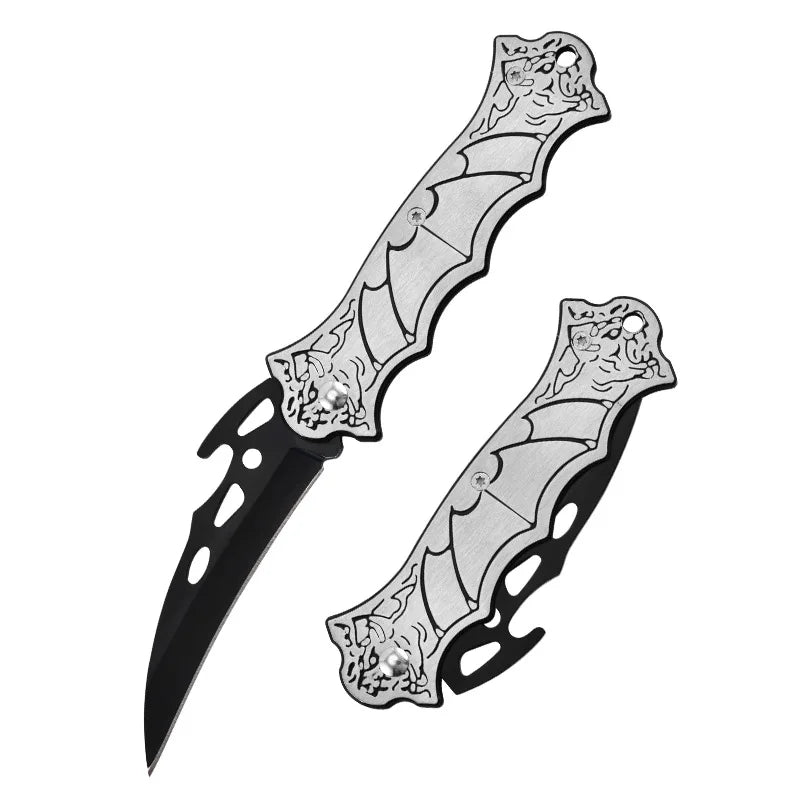 Sharp Outdoor Tactical Folding Knife, High Hardness Stainless Steel Survival Pocket Knife for Hiking and Camping