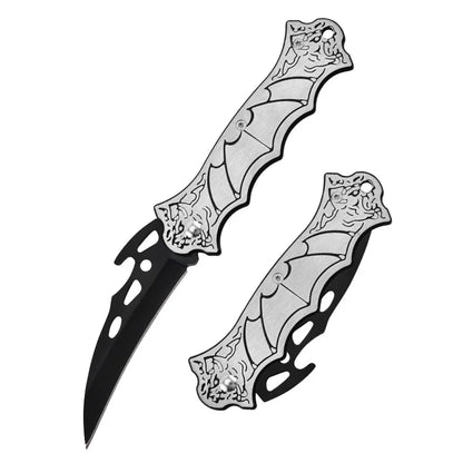 Sharp Outdoor Tactical Folding Knife, High Hardness Stainless Steel Survival Pocket Knife for Hiking and Camping