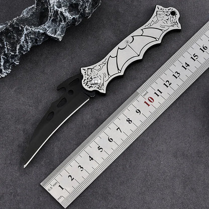 Sharp Outdoor Tactical Folding Knife, High Hardness Stainless Steel Survival Pocket Knife for Hiking and Camping