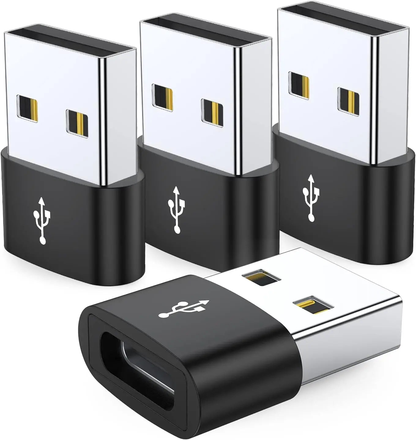 USB C Female to USB Male Adapter, Type C to USB A Charger Cable Converter