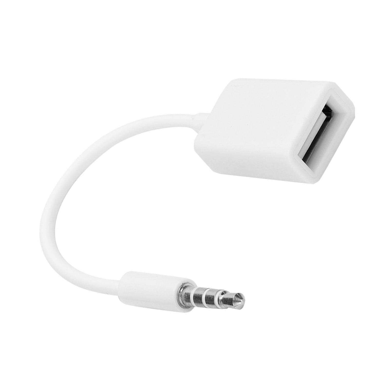 Male Jack Plug To USB Female AUX Audio Cable Converter Adaptor Cord USB To Audio Adaptor 4