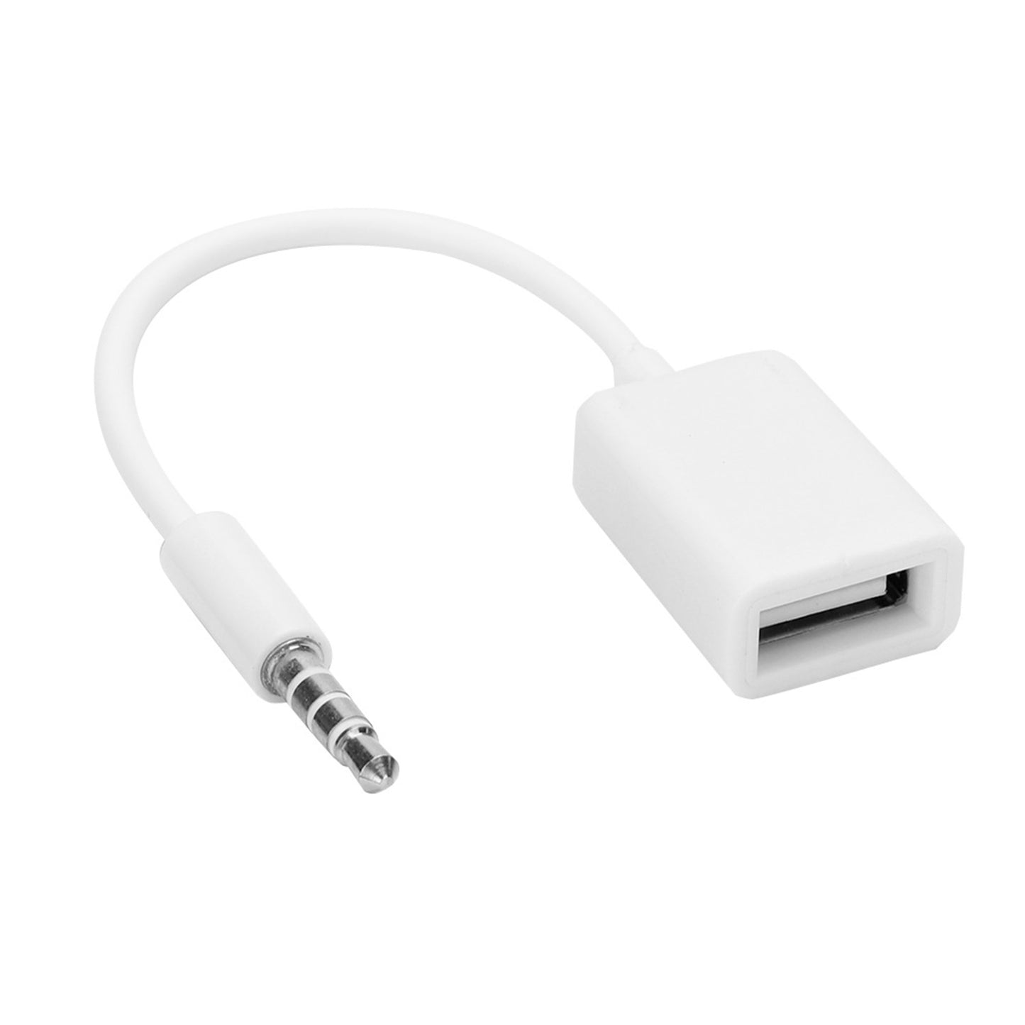Male Jack Plug To USB Female AUX Audio Cable Converter Adaptor Cord USB To Audio Adaptor 5