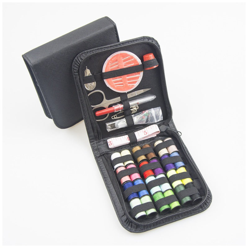 Sewing Kit with Threads, Needles Storage Bag, Scissors, DIY Embroidery Sewing Box Set