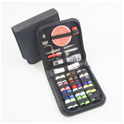 Sewing Kit with Threads, Needles Storage Bag, Scissors, DIY Embroidery Sewing Box Set