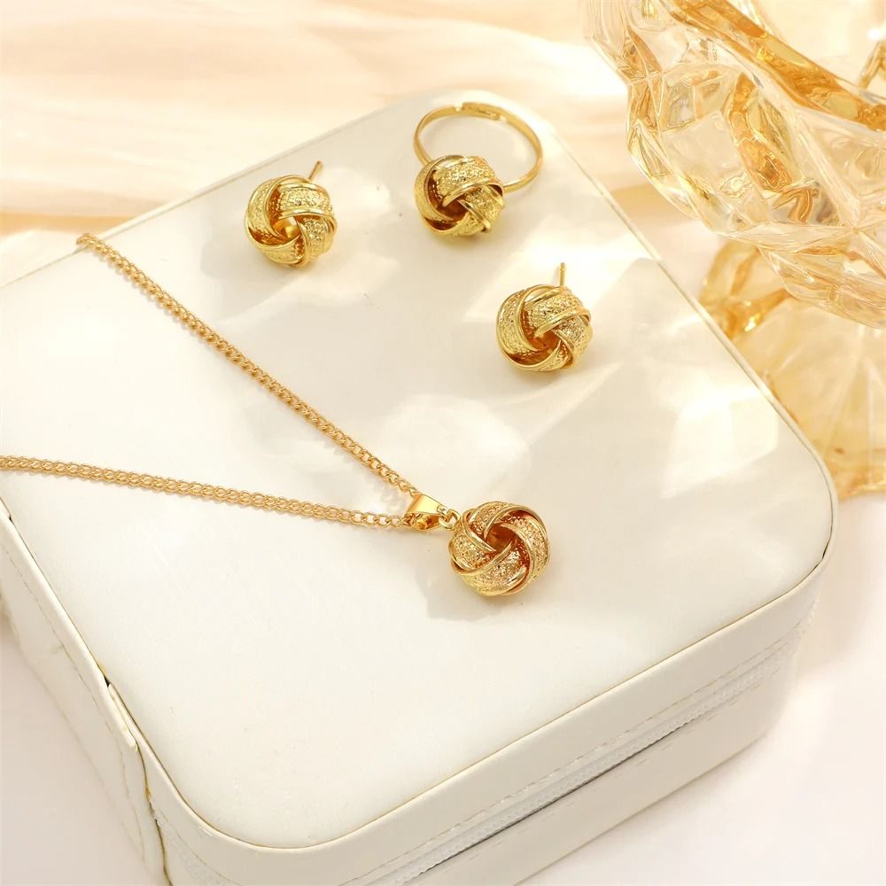 Twist Knot Jewelry Set 3