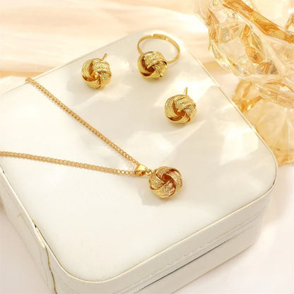 Twist Knot Jewelry Set 3