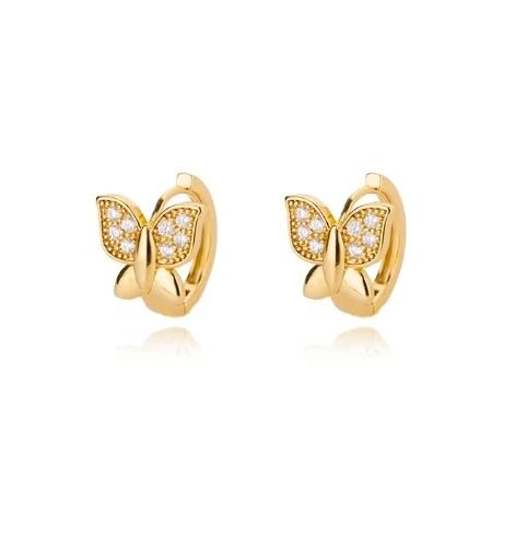 Stainless Steel Star Hoop Earrings 14
