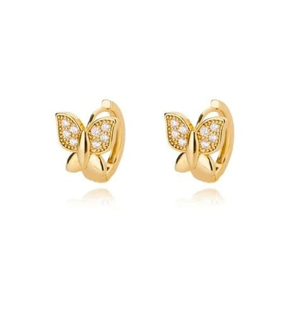 Stainless Steel Star Hoop Earrings 14