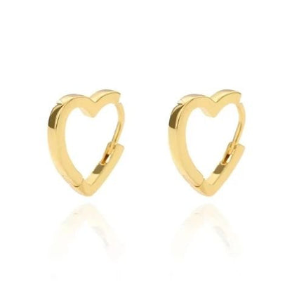 Stainless Steel Star Hoop Earrings 17