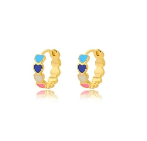 Stainless Steel Star Hoop Earrings 18