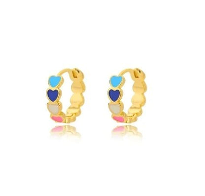 Stainless Steel Star Hoop Earrings 18