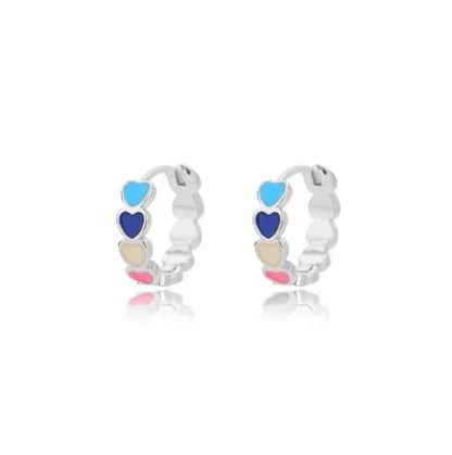 Stainless Steel Star Hoop Earrings 19