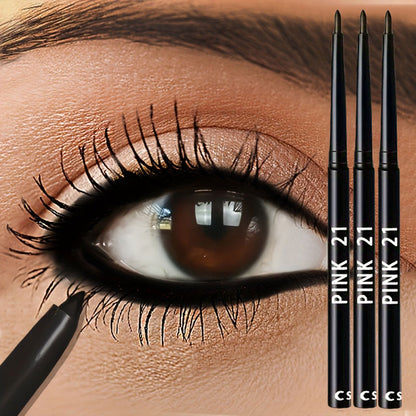 Long Lasting Waterproof Black Eyeliner, Smudge Proof Pencil, Beginner Friendly Eye Makeup