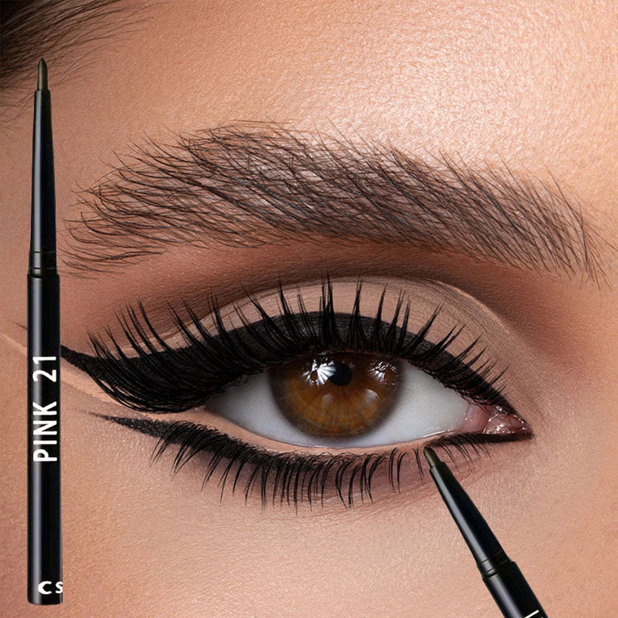 Long Lasting Waterproof Black Eyeliner, Smudge Proof Pencil, Beginner Friendly Eye Makeup