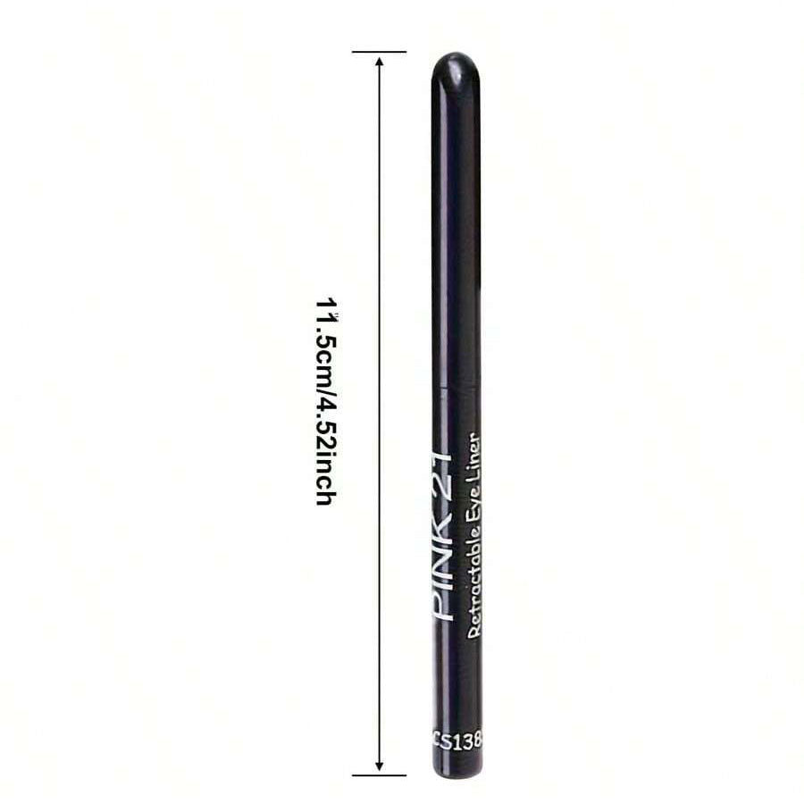Long Lasting Waterproof Black Eyeliner, Smudge Proof Pencil, Beginner Friendly Eye Makeup