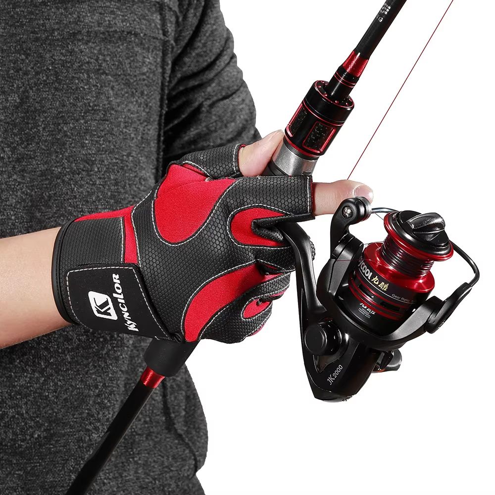 ProGrip 3Finger Outdoor Fishing And Cycling Gloves 3