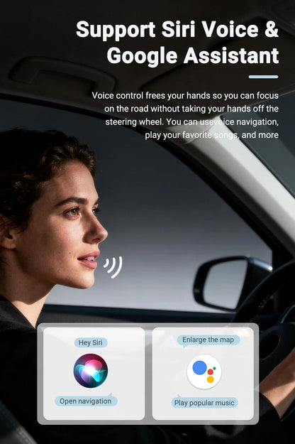Super Mini CarPlay AI Box Wired To Wireless Adapter With Android Auto And Fast 5GHz WiFi 7