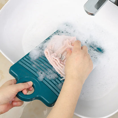 Wholesale Mini Baby Bath Mat NonSlip Plastic Washing Clothes Thickened Slot For Home Use Baby Care  2