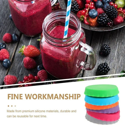 Standard Beverage Can Covers Leak Proof Sealing Cap For Soda Red Wine And Soft Beverage Lid Protect 2