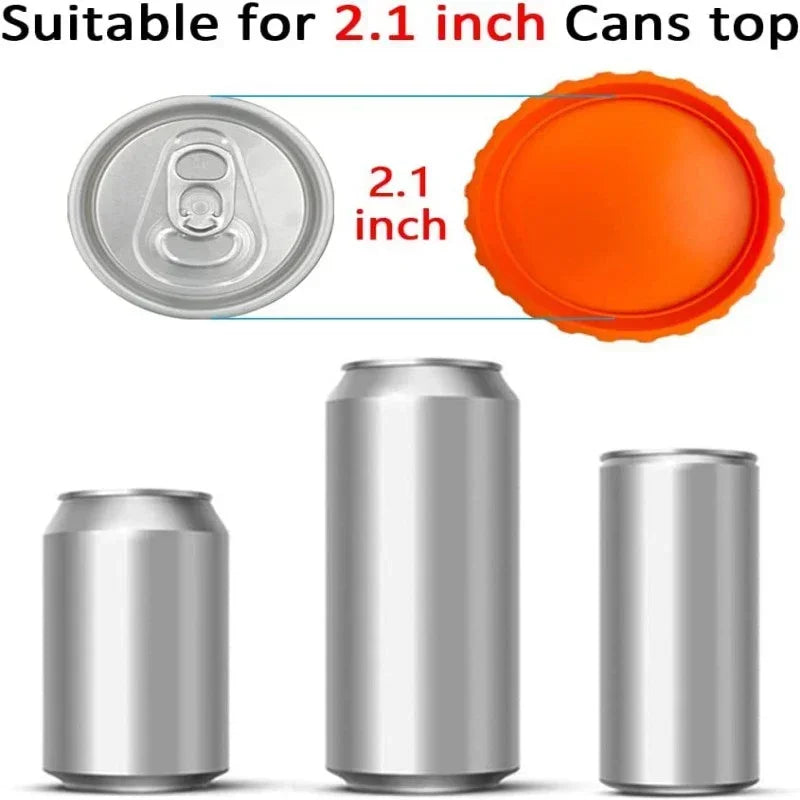 Standard Beverage Can Covers Leak Proof Sealing Cap For Soda Red Wine And Soft Beverage Lid Protect 3
