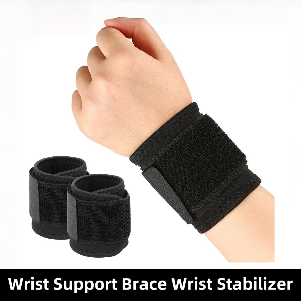 Wrist Stabilizer Brace With Adjustable Bandages Office Pain Relief LeftRight Hand Support Wraps 1