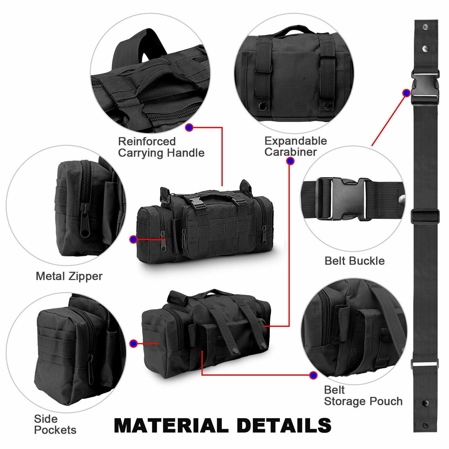 Camera Waist Bags Outdoor Fanny Pack Waist Belt Sling Shoulder Bag Waist Bags 1