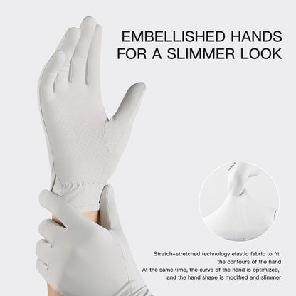 ProCool Ice Silk UV Protection Driving And Fishing Gloves 5