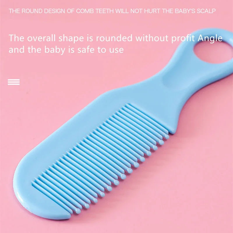 Baby Care Set Grooming Brush Set Nail Trimmer Scissors Clipper Hygiene Kit 3
