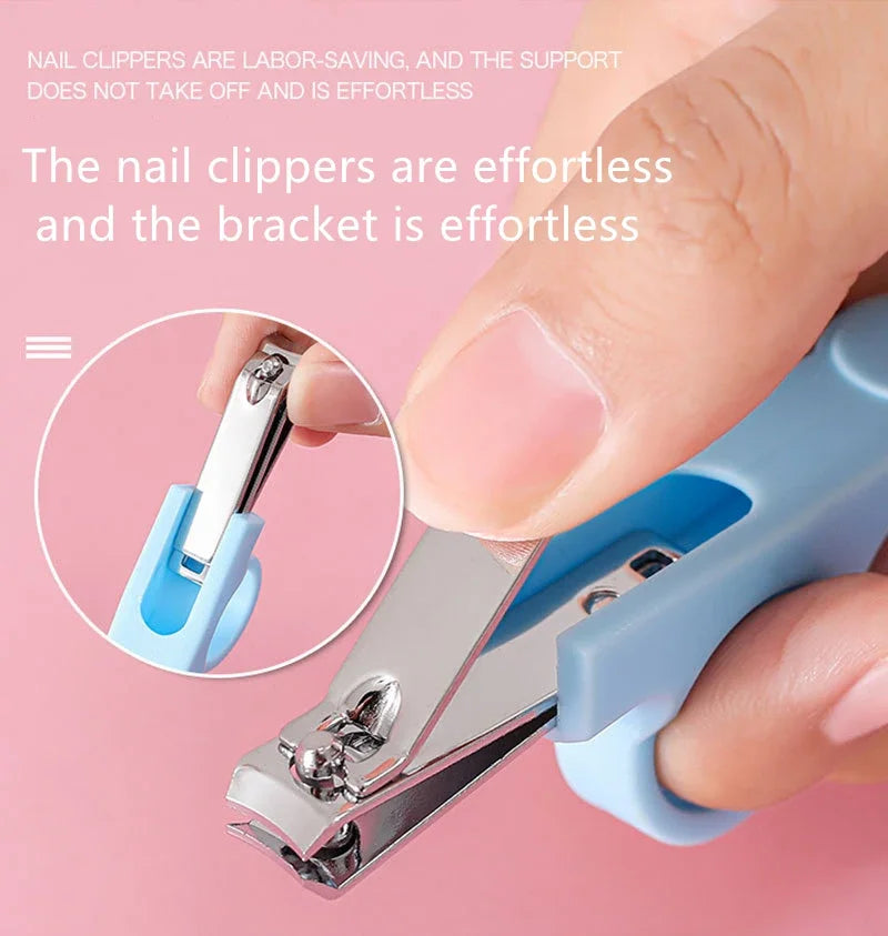 Baby Care Set Grooming Brush Set Nail Trimmer Scissors Clipper Hygiene Kit 4