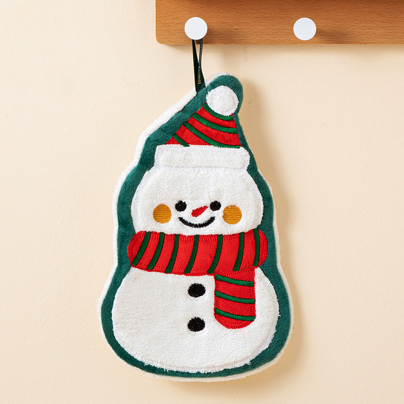 Adorable Holiday Gift For Toddlers Cute Christmas Baby Towel Festive Cartoon Design Kids Bath Towel 6