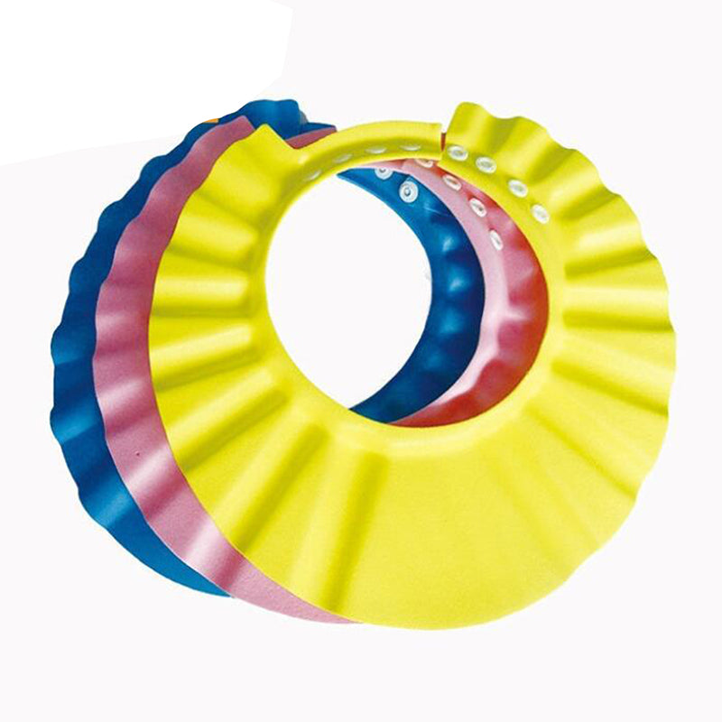 Adjustable Baby Shower Cap For Children Protect Ears Eyes During Shower 2