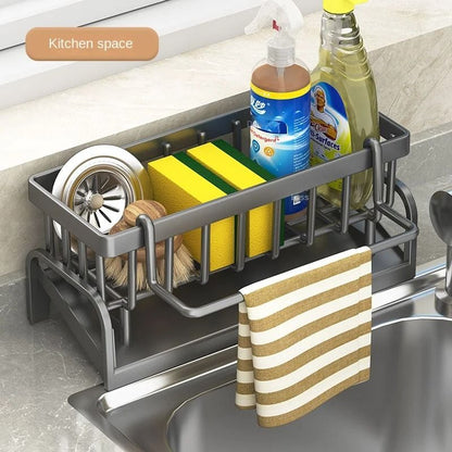 Kitchen Cloth And Sponge Draining Rack 2