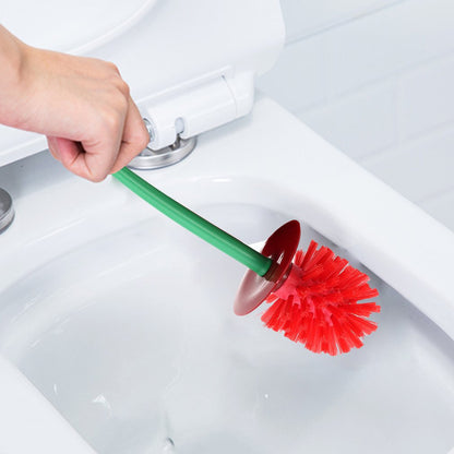Lovely Lavatory Brush Toilet Cleaning Brush Cherry Shape With Holder Set 4