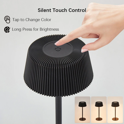 Creative Rechargeable LED Desk Lamp with Dimmable Night Light for Bedroom and Living Room