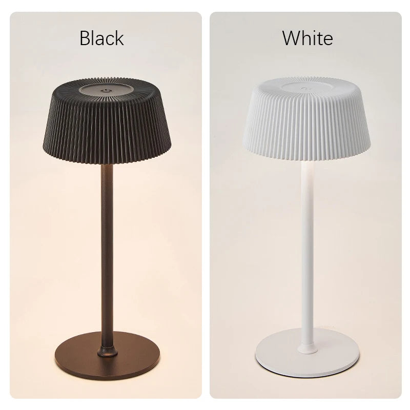 Creative Rechargeable LED Desk Lamp with Dimmable Night Light for Bedroom and Living Room
