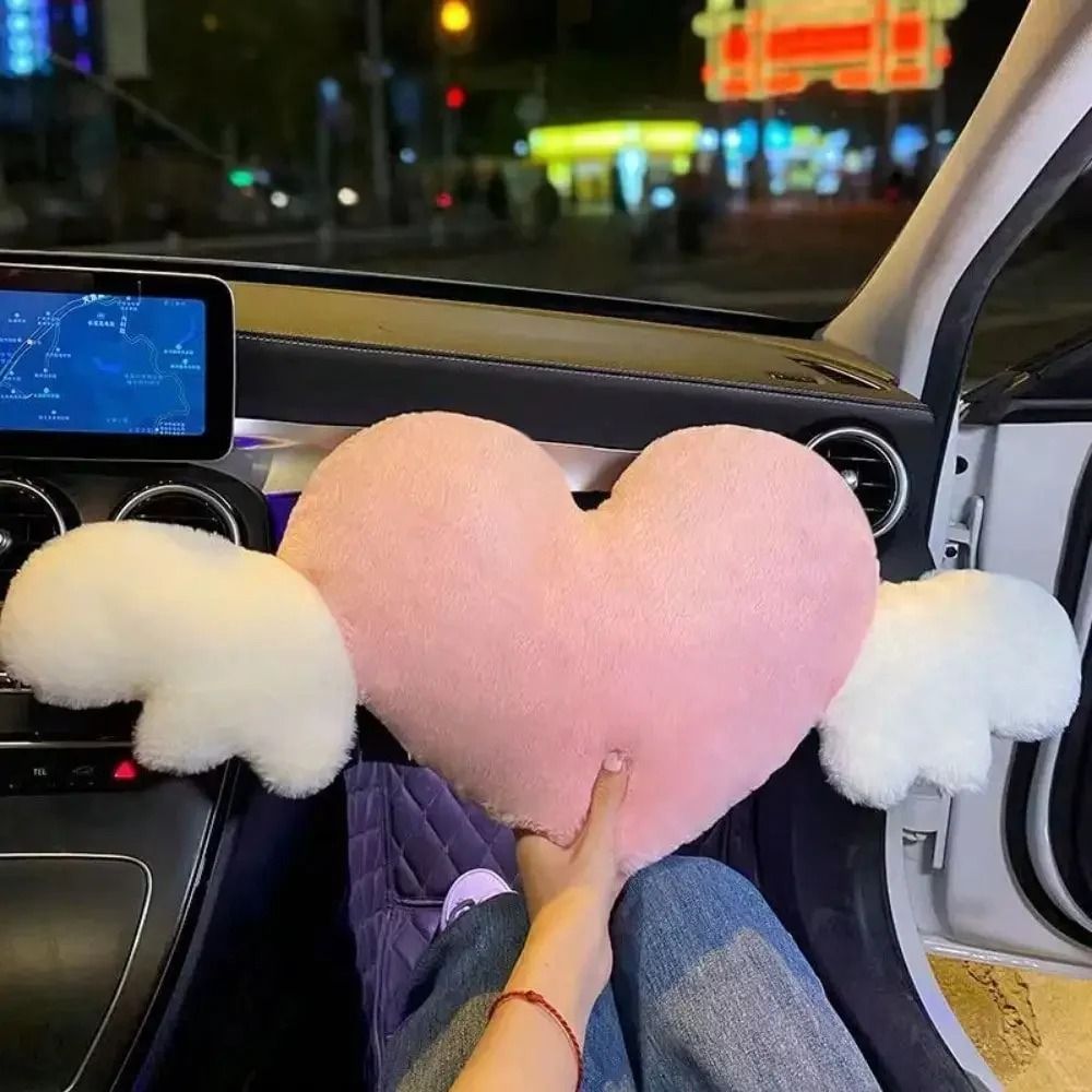Love Wings Car Headrest Plush Pillow 4