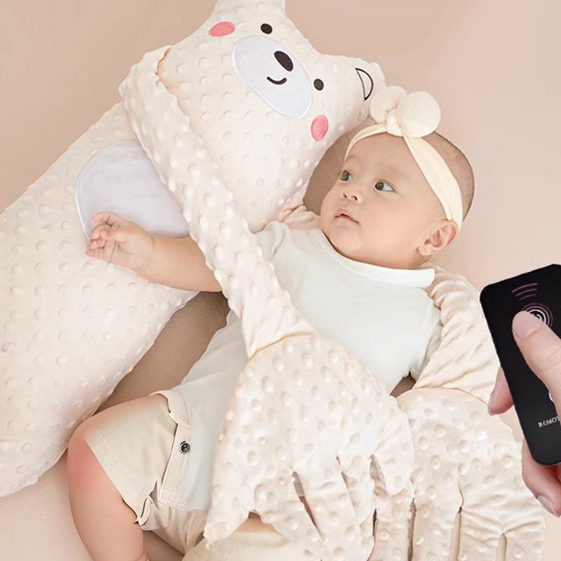 Cartoon Baby Sleep Comfort Soother Pillow, Electric Remote Control Baby Sleep Aid