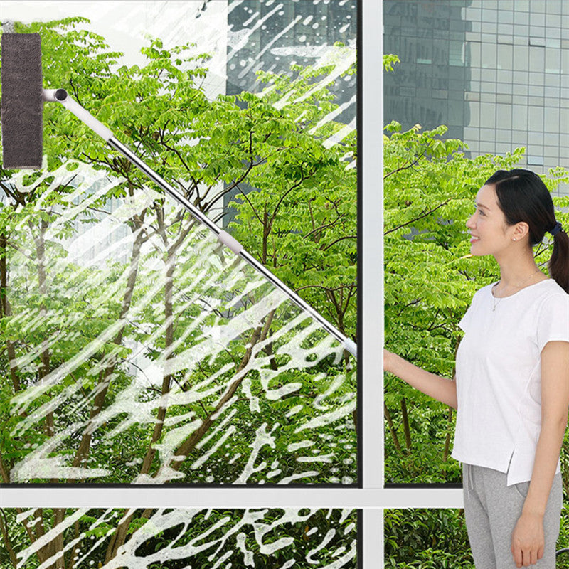 Washing Window Brush Cleaner Telescopic Rod for Home Window Cleaning