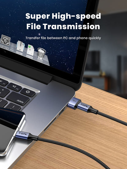 USB C To USB Male Adapter Fast Charging  Data Sync OTG Connector 1