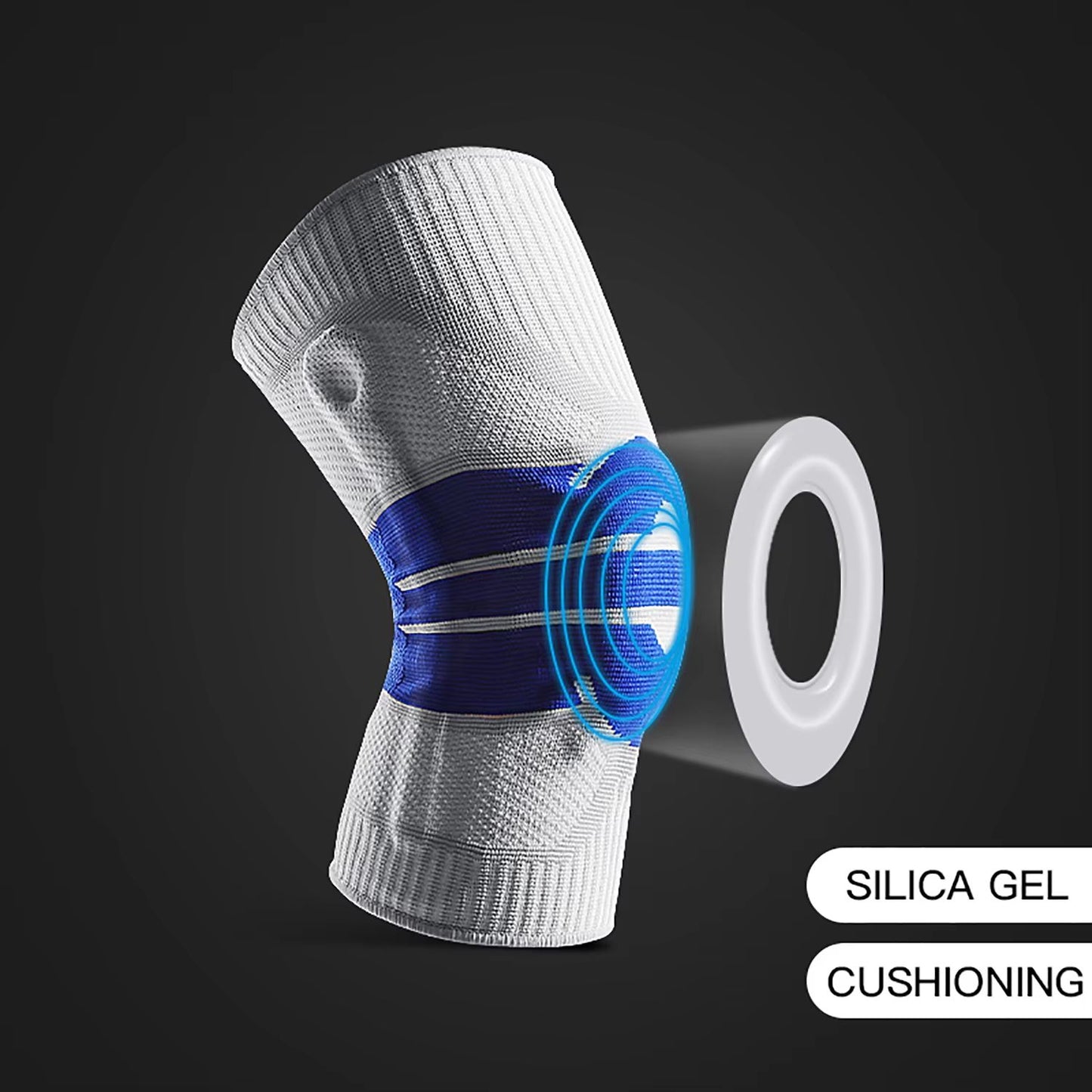 High Elastic Adjustable Patella Knee Support Brace 2