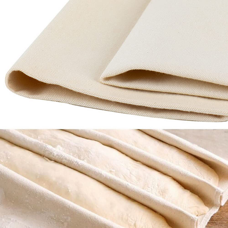 French Bread Dough Proofing Cloth Fermented Bakers Couche for Perfect Loafs and Baguettes