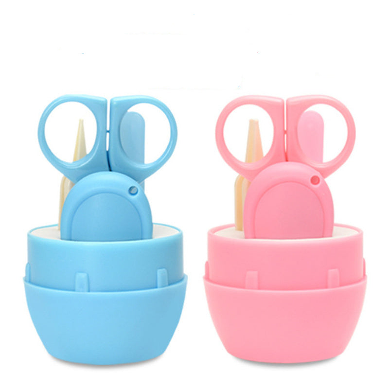 Safe Baby Nail Care Tool Newborn Nail Scissor Portable Clipper Tweezer Trimmer Children Manicure Ki 1