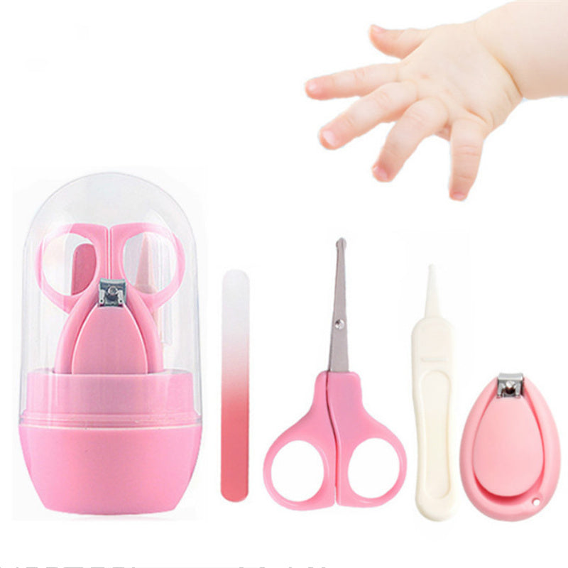 Safe Baby Nail Care Tool Newborn Nail Scissor Portable Clipper Tweezer Trimmer Children Manicure Ki 3