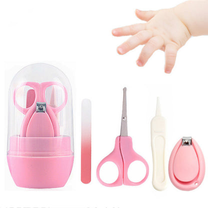Safe Baby Nail Care Tool Newborn Nail Scissor Portable Clipper Tweezer Trimmer Children Manicure Ki 3
