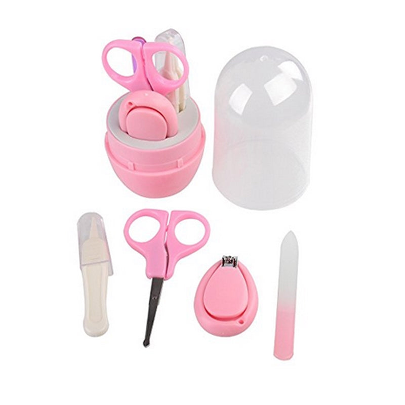 Safe Baby Nail Care Tool Newborn Nail Scissor Portable Clipper Tweezer Trimmer Children Manicure Ki 5